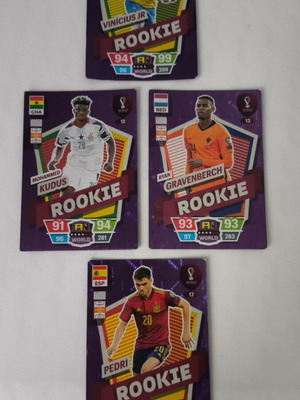 FIFA World Cup 2022 Rookies and Legends supplements used, pack of 9