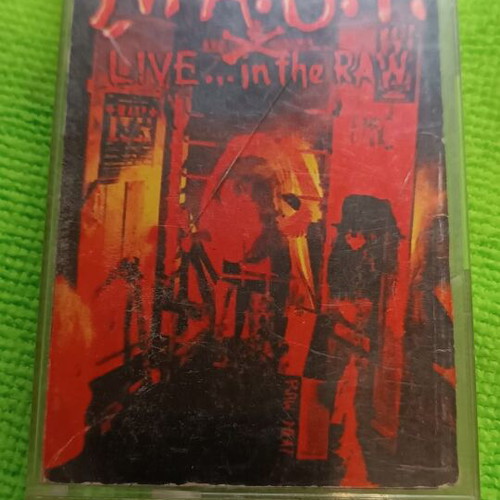 W.A.S.P. Live… In The Raw cassette used, Greek EMI edition