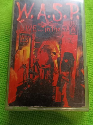 W.A.S.P. Live… In The Raw касета употребявана, гръцко издание EMI