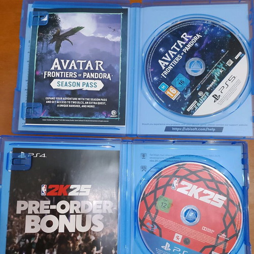 2k25 and Avatar PlayStation games like new