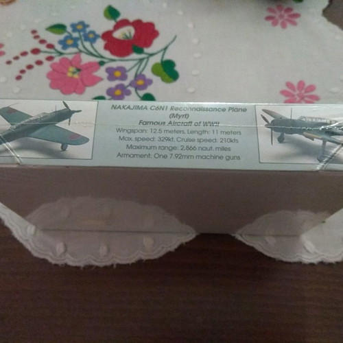 Nakajima C6N1 model airplane new, 1/144 scale