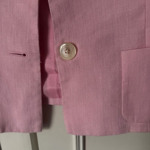 Ralph Lauren Petite 4P women's linen suit pink like new
