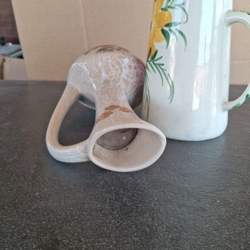 Ceramics used, set of two decorative vases