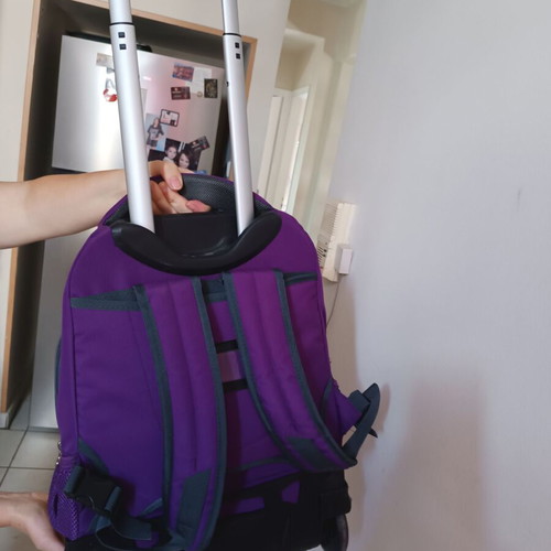Polo school backpack like new, wheeled with 4 compartments