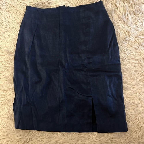 Blue midi skirt with slit used Paranoia