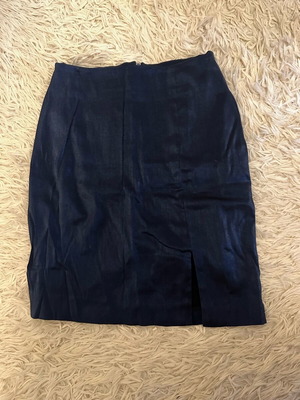 Blue midi skirt with slit used Paranoia