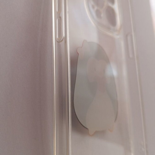 Transparent case for iPhone 13Pro new with penguin design