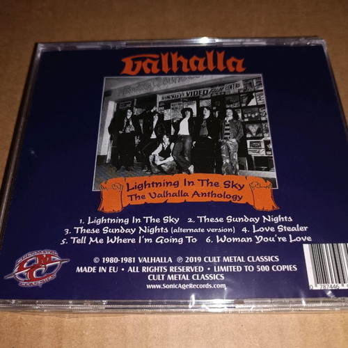 Valhalla Lightning in the Sky The Valhalla Anthology CD new