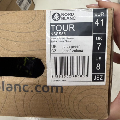 Nordblanc hiking sandals new in box, size 41, black and green