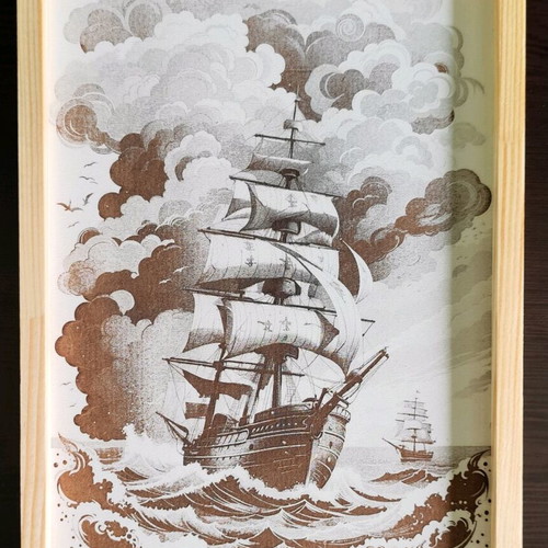 Laser Engraved Painting new, suitable for gift or home decoration