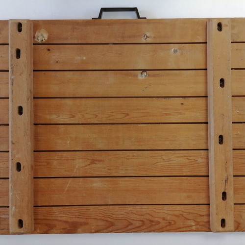 Vintage drawing board used, solid limewood architect design