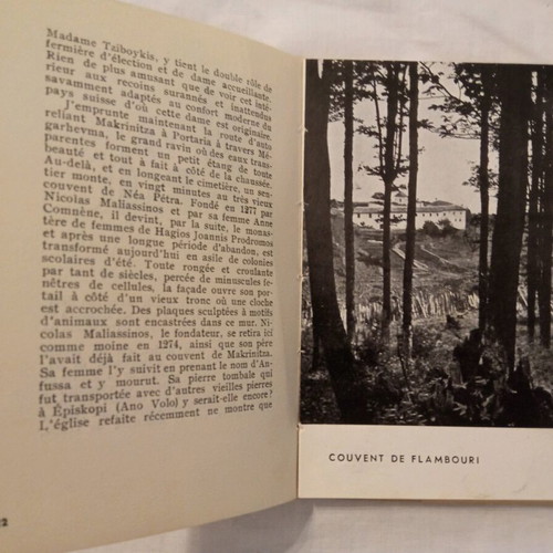 Au pays des Centaures book like new, 1940 travel guide