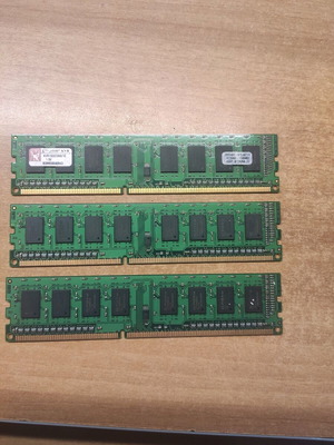 Ram Kingston KVR1333D3N9 used 1GB DDR3 3 pieces