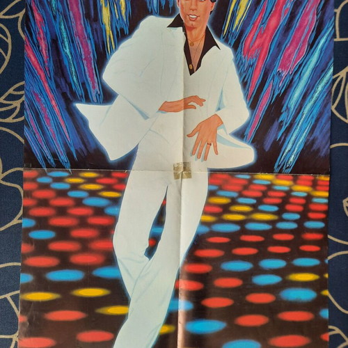 John Travolta Collectible Poster used, 1970s-1980s style
