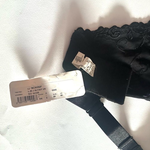 Lise Charmel Antigel bra new, black lace, size 105F