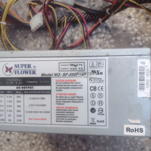Super Flower SF-550P14P PSU used for desktop computer 550W