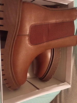 Louigi ankle boots like new, brown, size 37