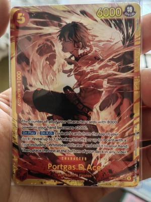 Portgas D. Ace trading card new