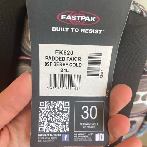 Eastpak backpack new, black multicolor