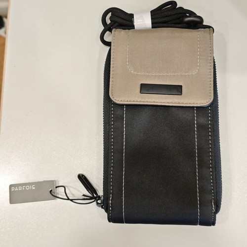 Parfois phone case and wallet new, black and beige