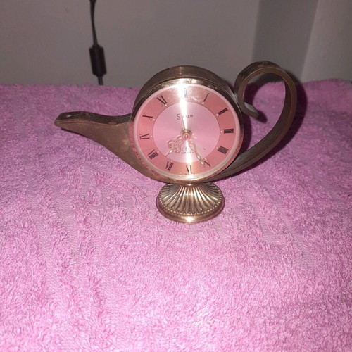 Table clock used, analog