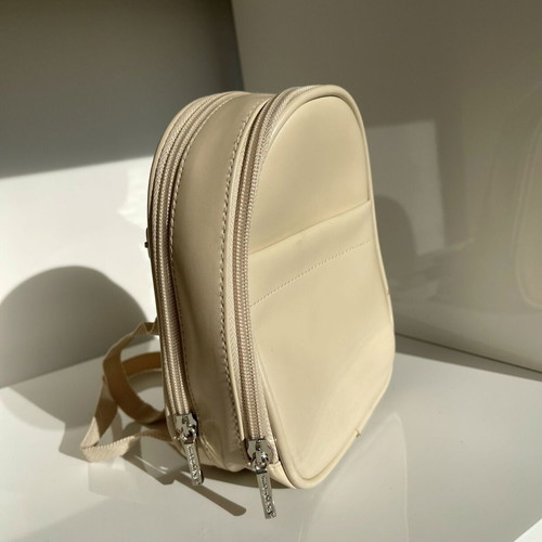 Atmosphere Primark Mini Backpack like new, beige cream faux leather