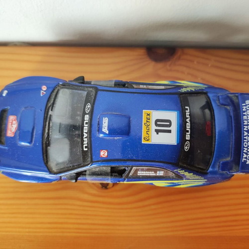Subaru Impreza WRC 2002 Monte Carlo Rally νικητής Saico μεταλλικό μοντέλο 1:32 σαν καινούργιο