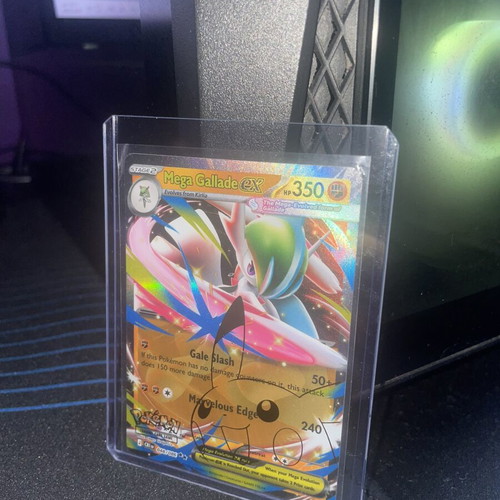 Mega Gallade ex card new very good condition