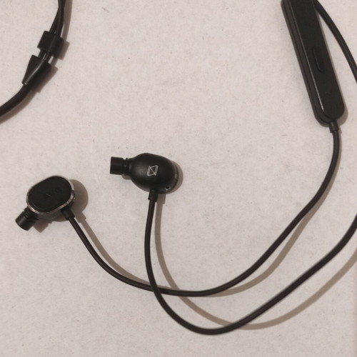 AKG N20 in-ear headphones used with microphone and case