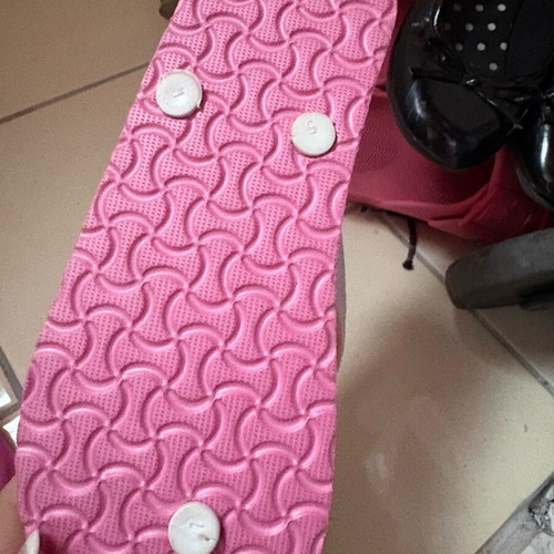 Pink flip-flops new for girls size 35-36