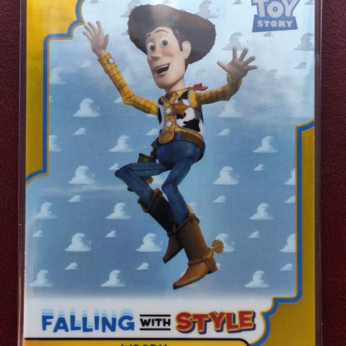 Woody Falling with Style numbered card, Topps 30 years of Toy Story, like new