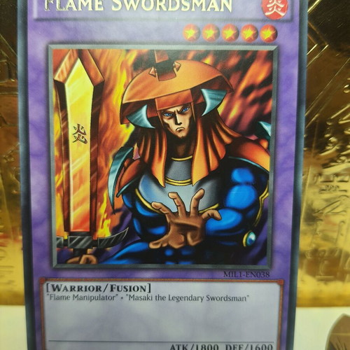 Flame Swordsman Yu-Gi-Oh! card near mint