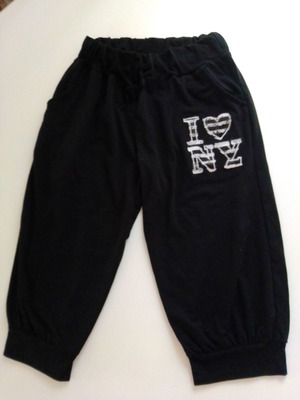 Women's capri pants used, size M, black