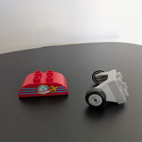 Lego Duplo airplane parts used