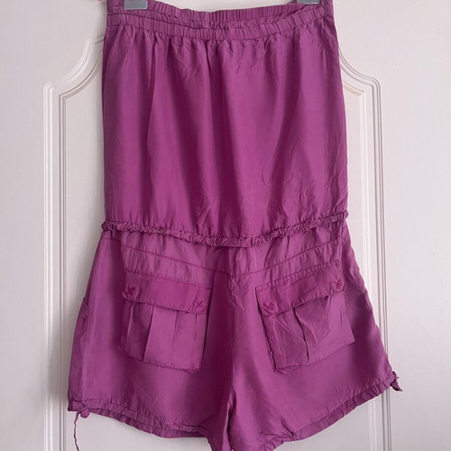 Phard silk one-piece shorts like new, pink, size S