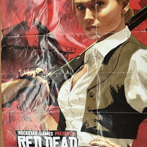 Red Dead Redemption PS3 game used with booklet and map