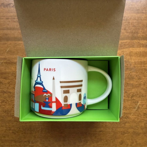 Starbucks cup Paris like new with original box