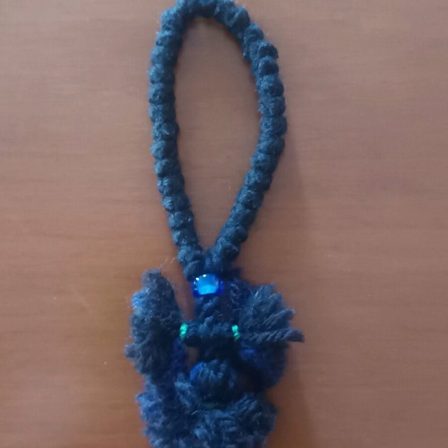 Woolen 33-Bead Komboskini new from Agia Marina Monastery
