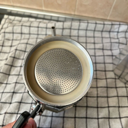 Espresso coffee maker used