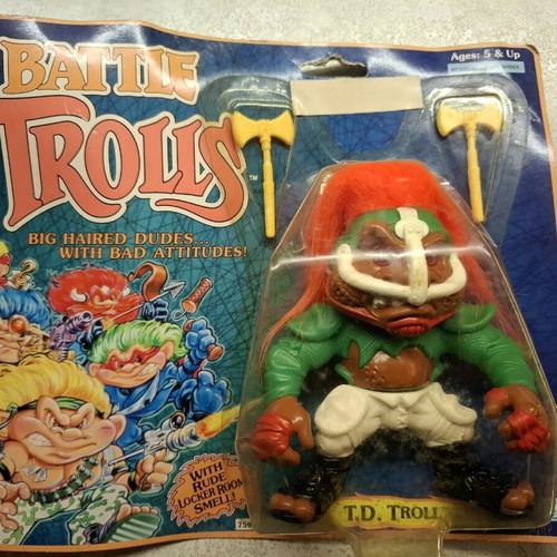 Battle Trolls T.D Troll used, sealed in box