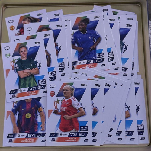 Topps Match Attax Extra 25/26 Single Cards New, Women's Football, 30 pcs