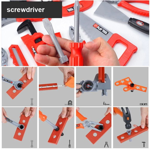 Children's tool set like new with 95 pcs and carrying case