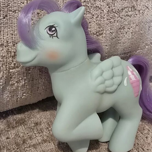 My Little Pony Peppermint Crunch figure from Sundae Best 1987