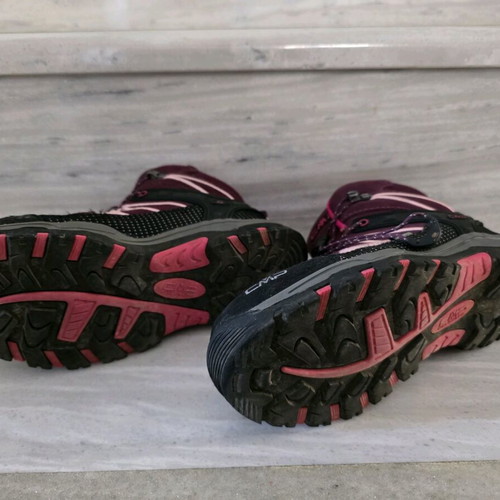 CMP kids boots size 34 like new, pink and purple