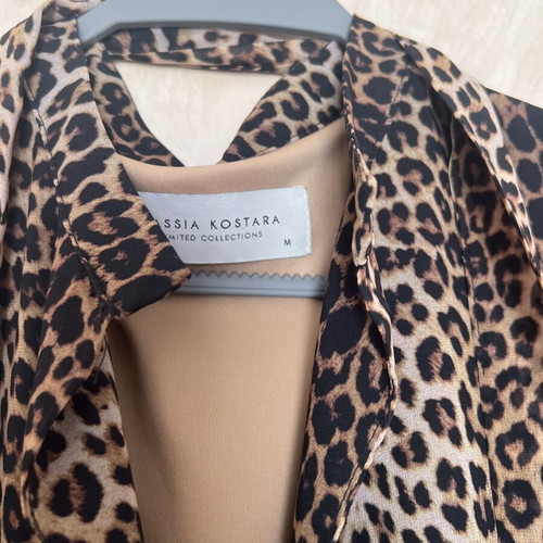 Long dress Vassia Kostara like new, brown, size M