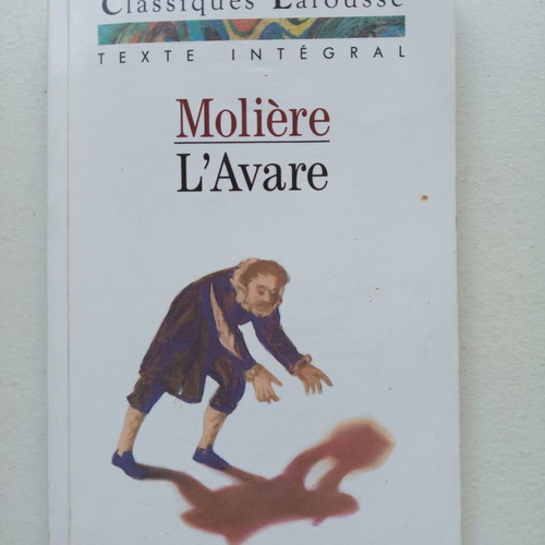 L'avare by Molière used book in Greek