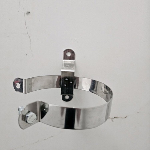 Inox chimney support 120mm silver new