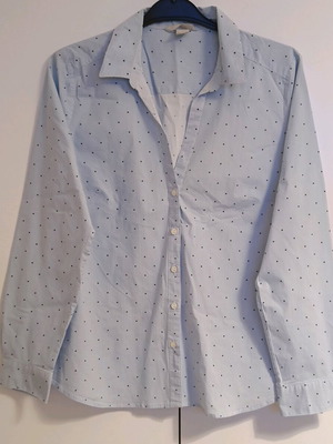 H&M striped blue and white shirt, new, size 44