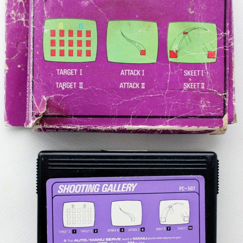 Videogame cassette Poppy Hanimex Arcadia Shooting Gallery PC-507 new