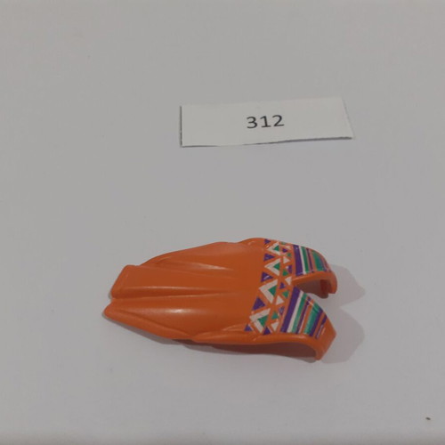 Playmobil Mexican Poncho Orange like new #312